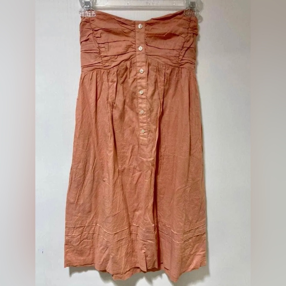 Womens Y2k Coral Tube Dress Size Medium
